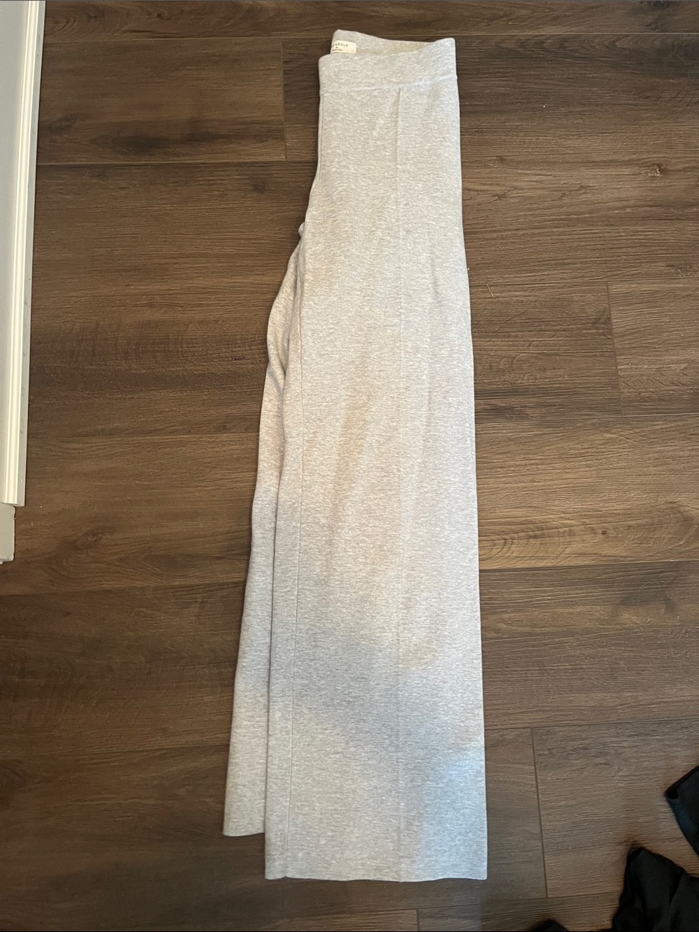 THE GROUP Heather Gray Wide Leg Pants